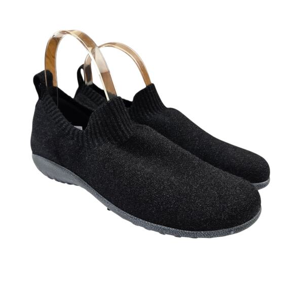 Naot Nuku Shoes Size 41 Black Slip On Vegan Knit US 10 10.5 - Picture 6 of 8